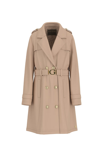 Girl Beige Trench