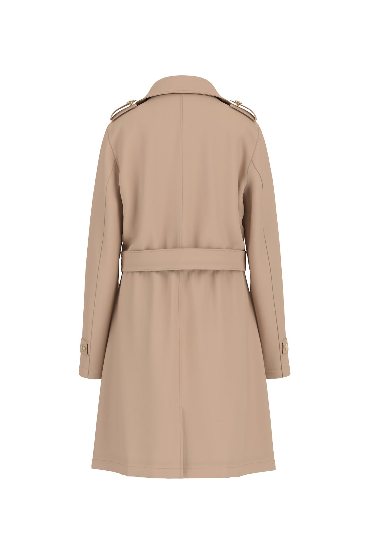 Girl Beige Trench