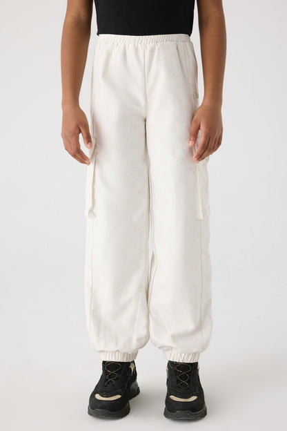Girl Beige Trousers