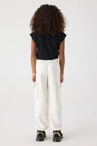 Girl Beige Trousers
