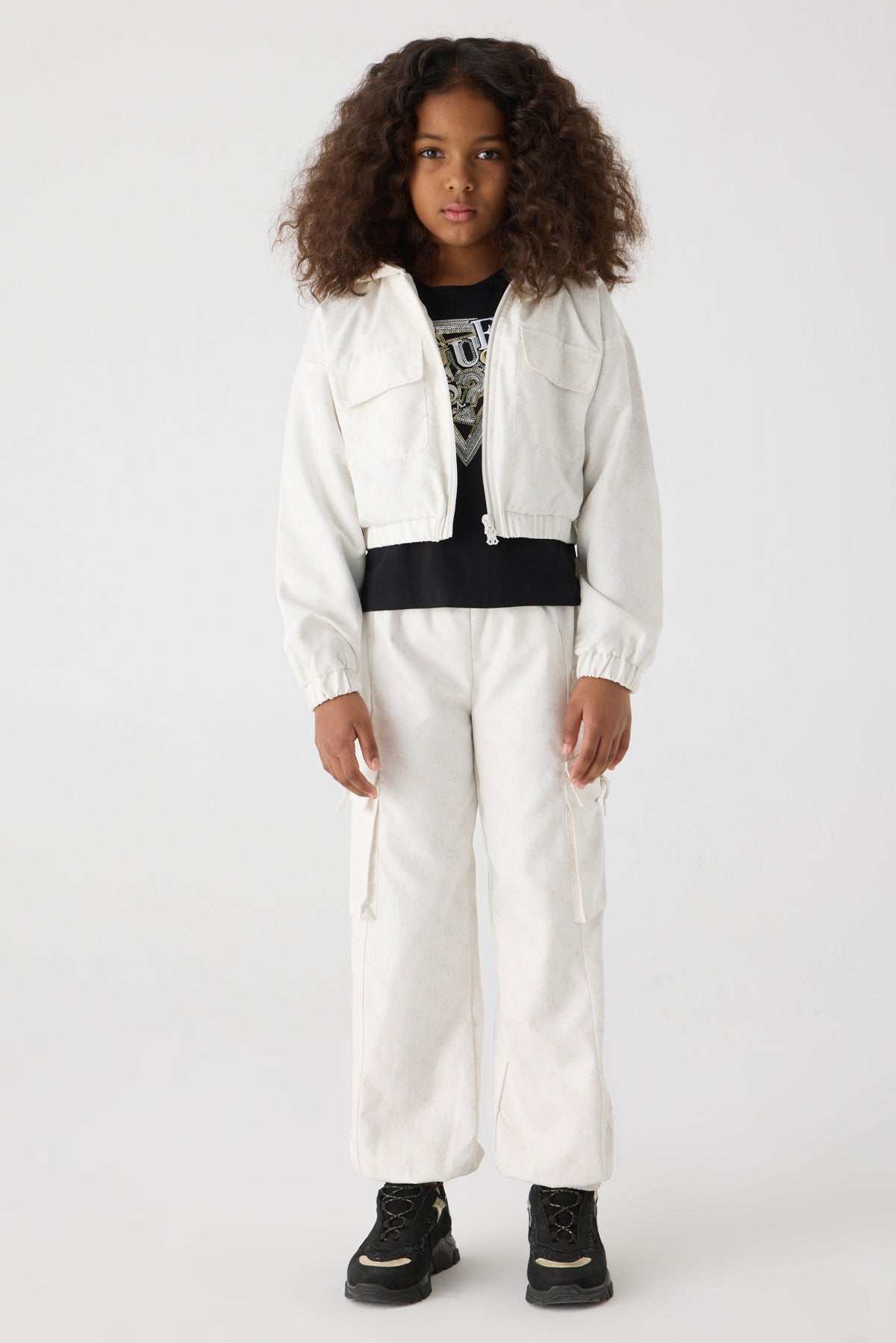 Girl Beige Windbreaker