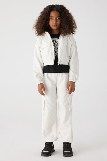 Girl Beige Windbreaker