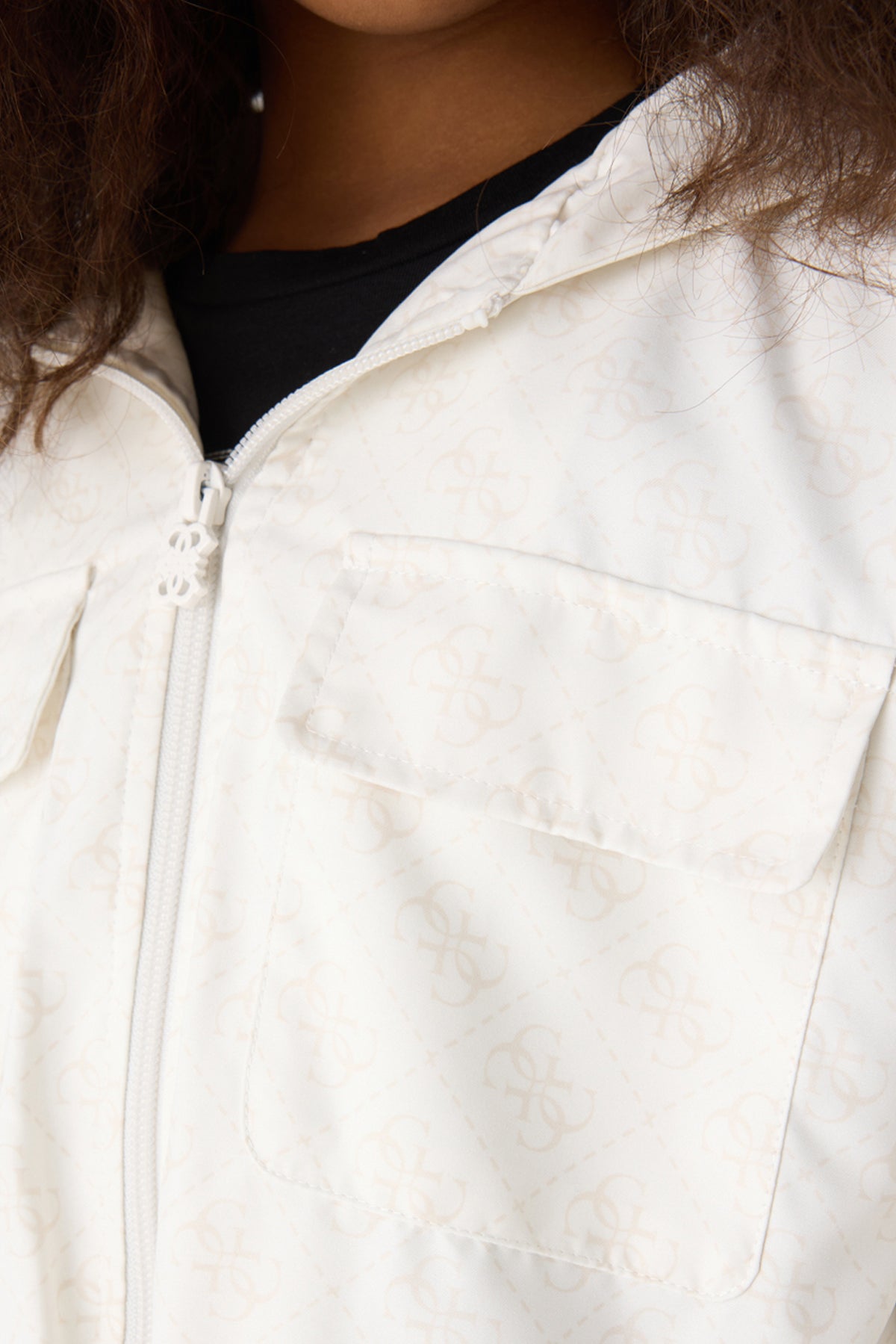 Girl Beige Windbreaker