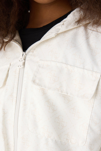 Girl Beige Windbreaker
