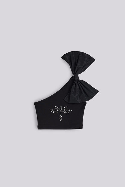 Girl Black Blouse