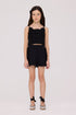 Girl Black Blouse