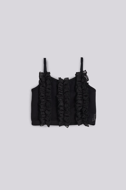 Girl Black Blouse