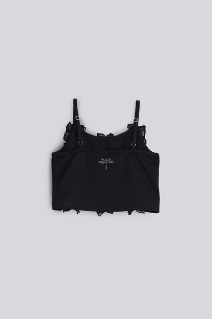 Girl Black Blouse