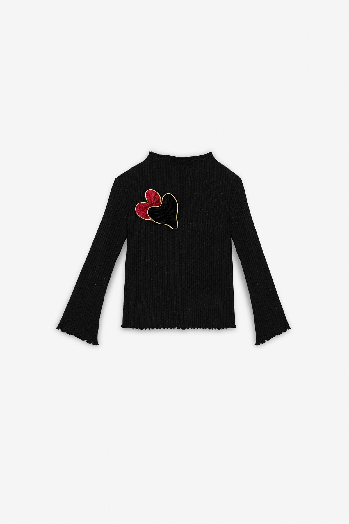 Girl Black Blouse