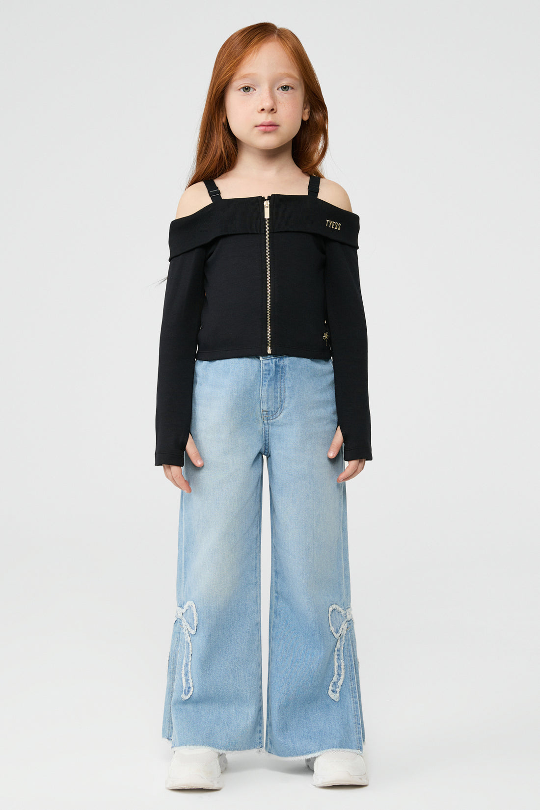 Girl Black Blouse