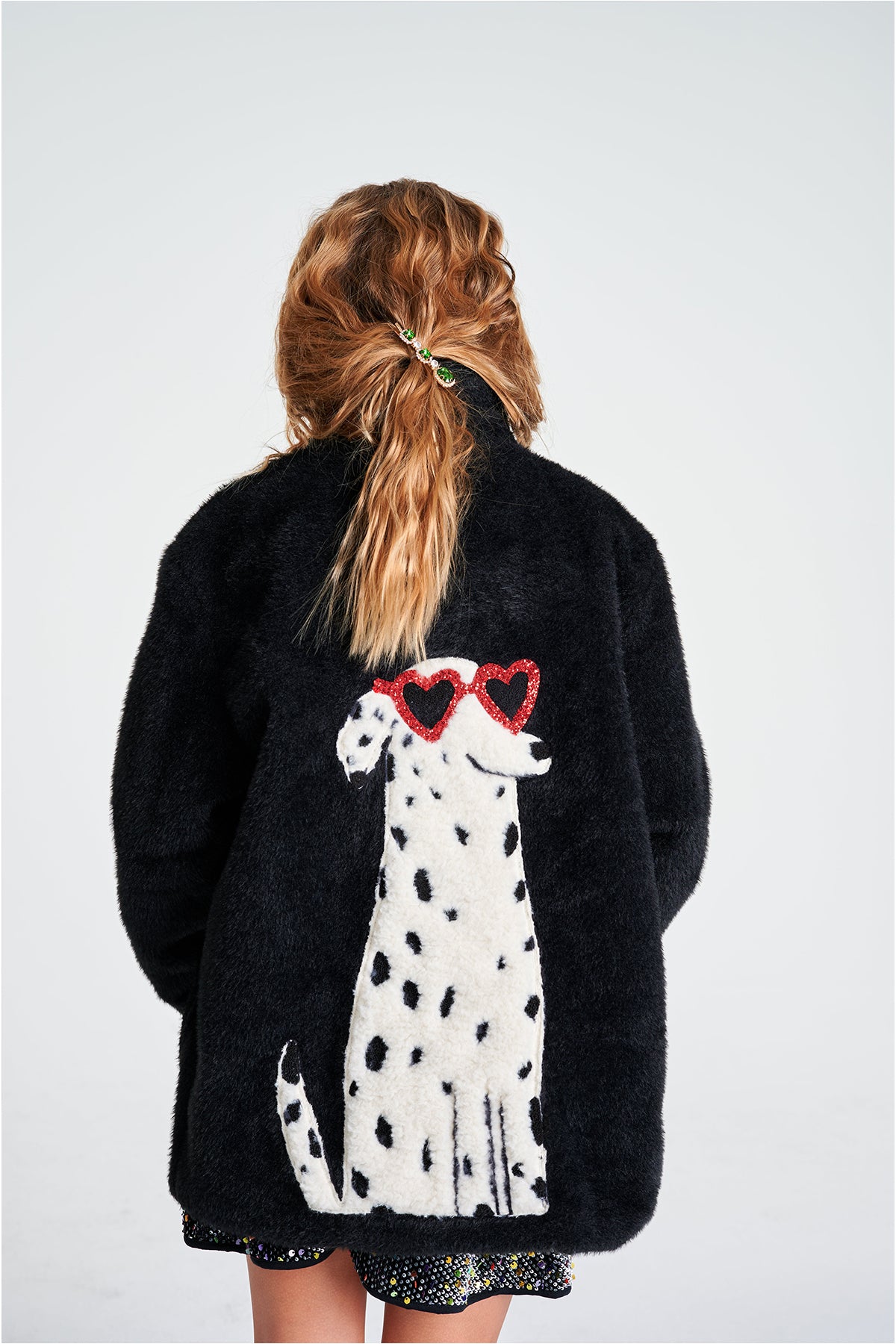 Girl Black Coat