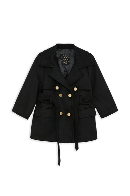 Girl Black Coat