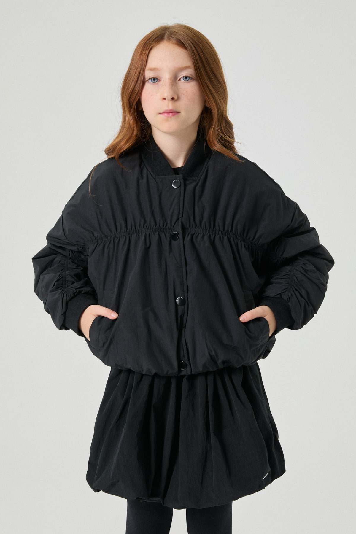 Girl Black Jacket