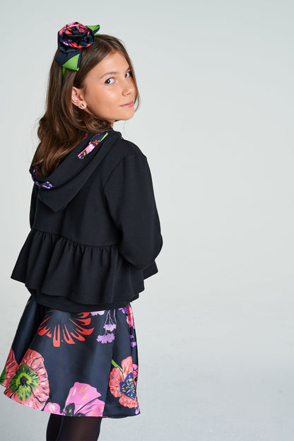 Girl Black Jacket