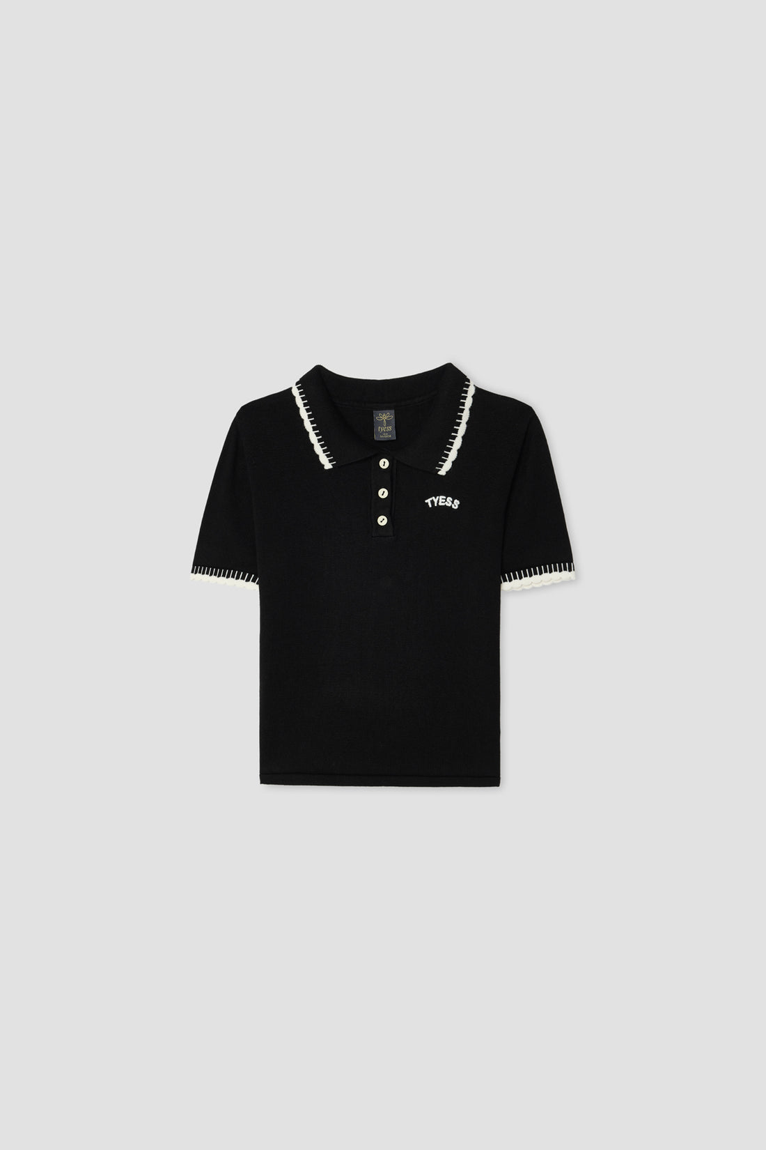Girl Black Polo