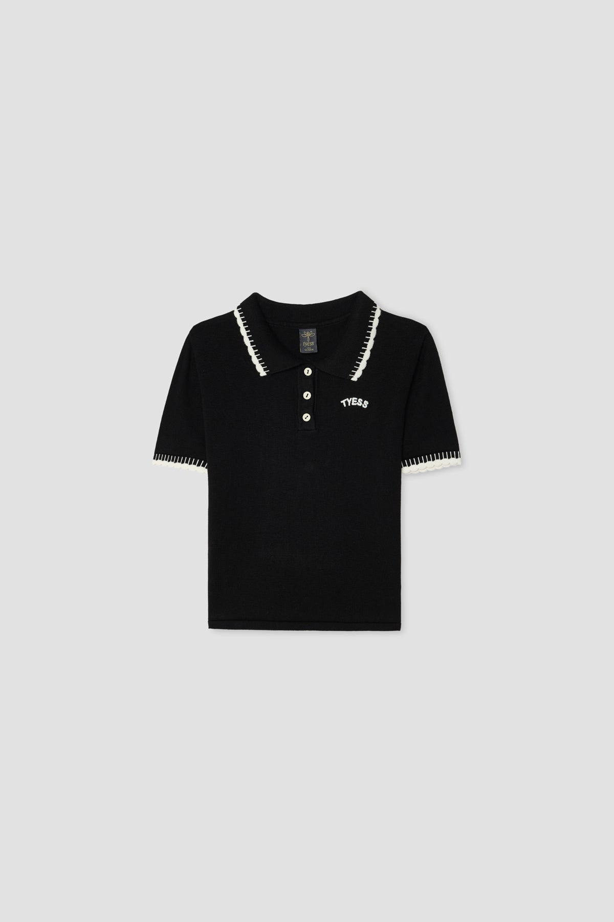 Girl Black Polo
