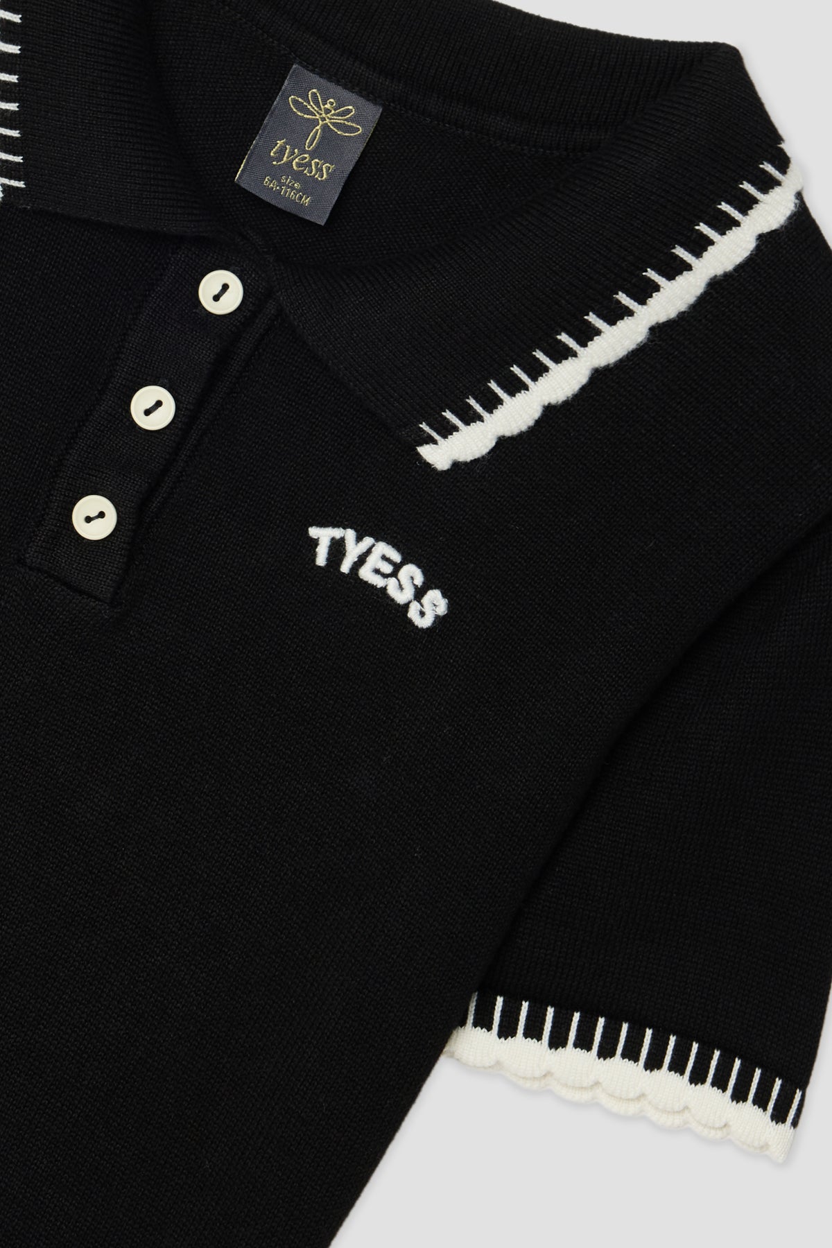 Girl Black Polo