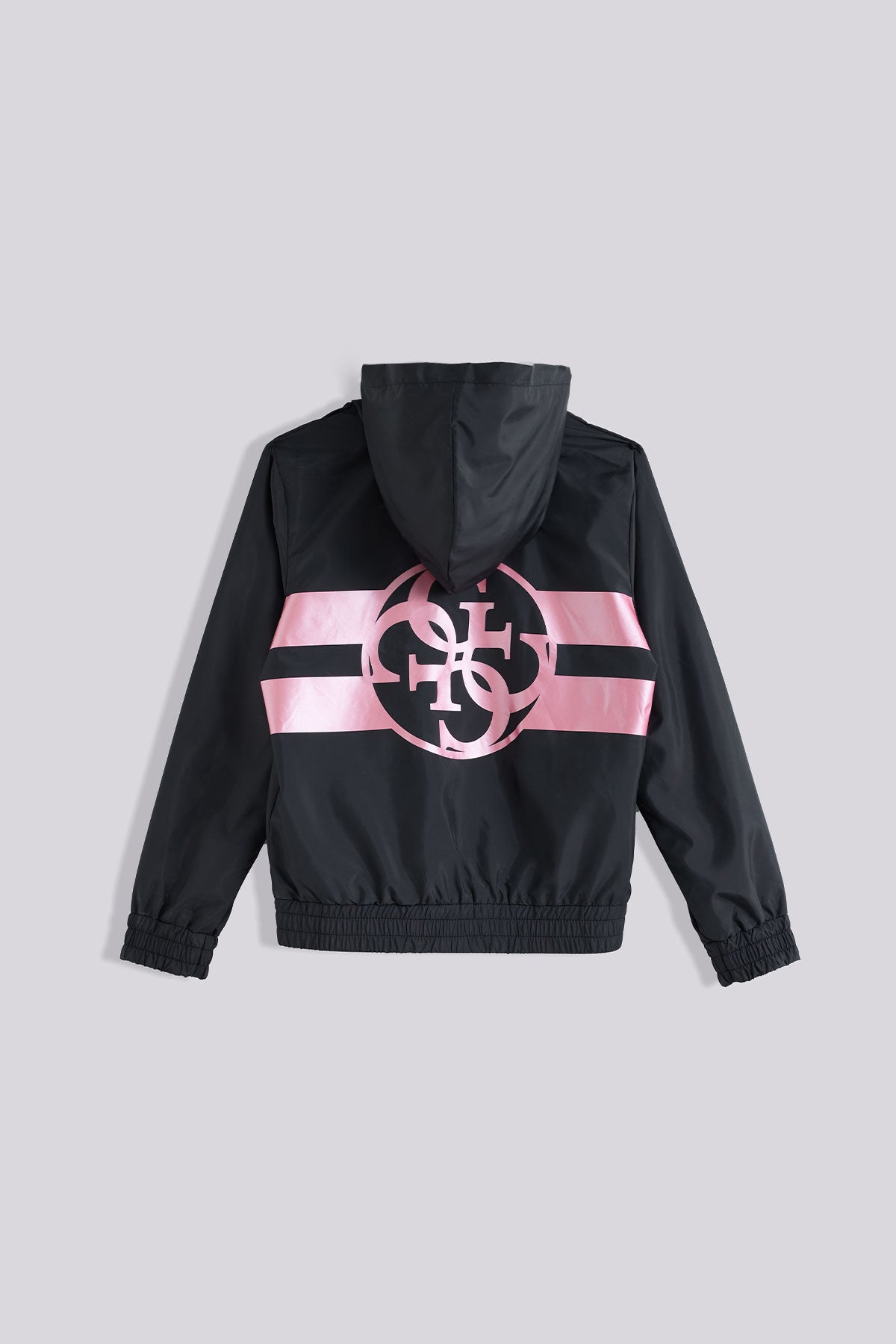 Girl Black Raincoat