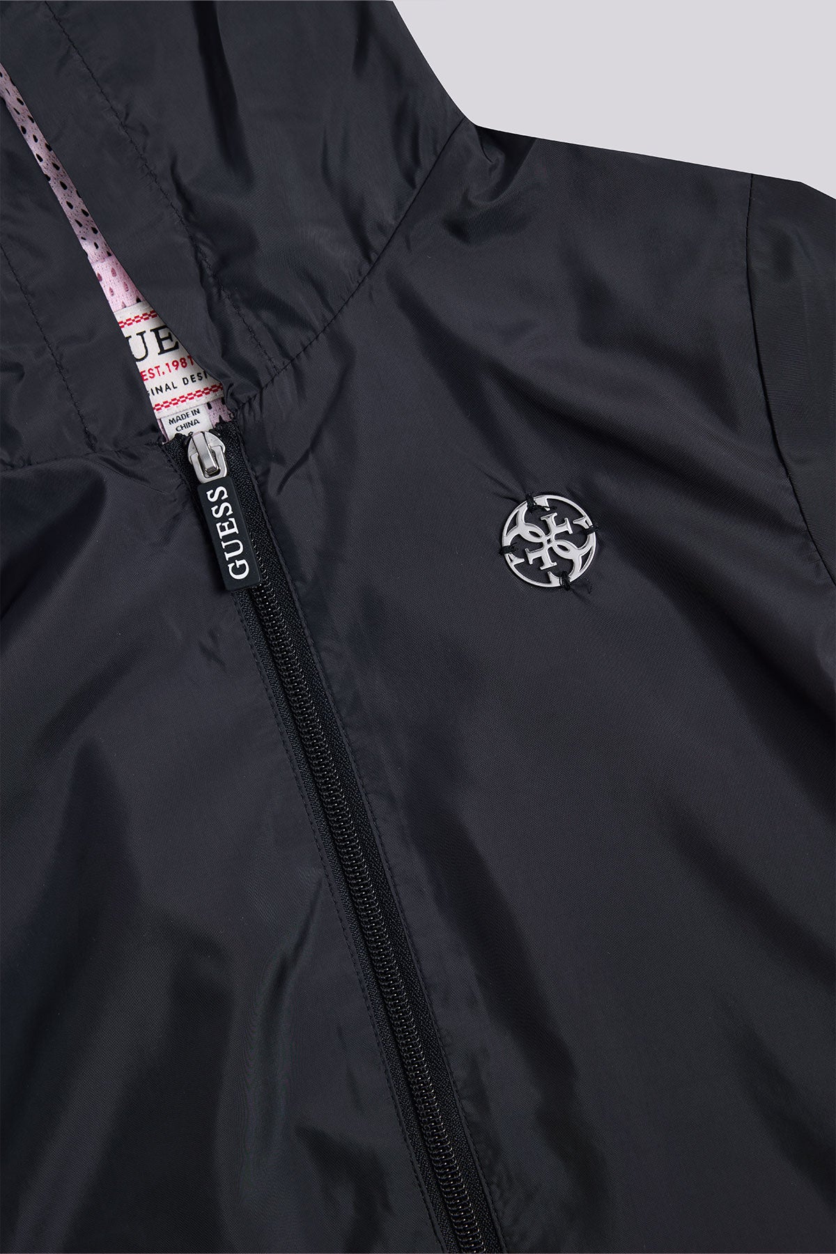Girl Black Raincoat