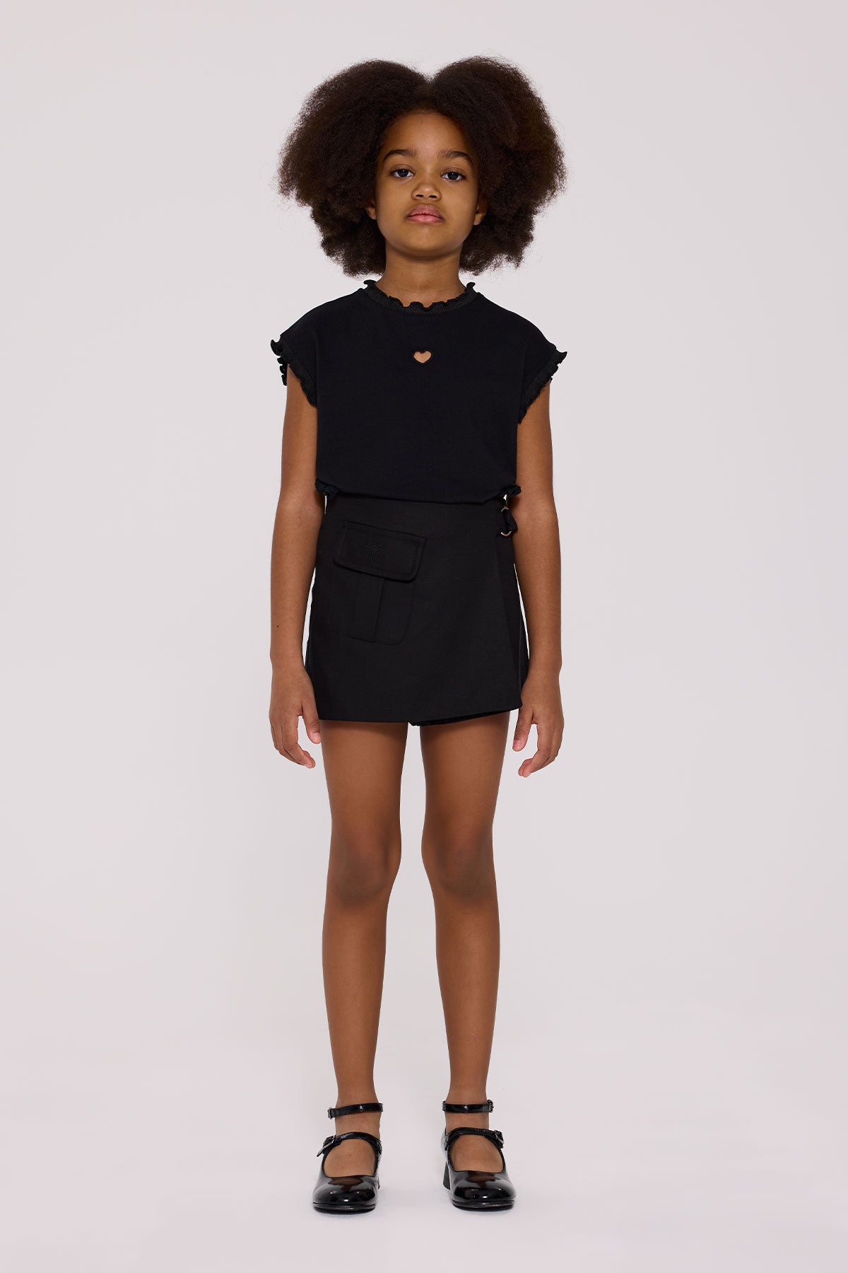 Girl Black Shorts