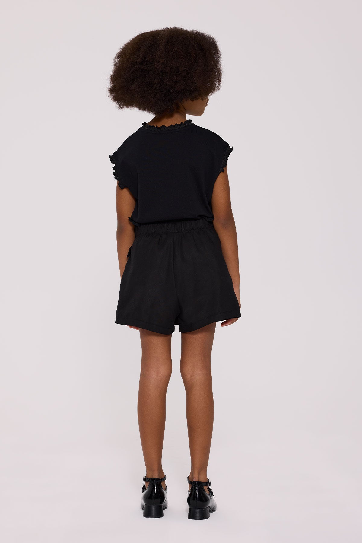 Girl Black Shorts