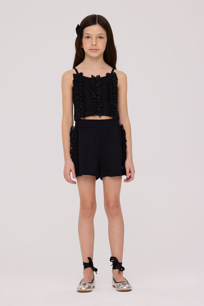 Girl Black Shorts