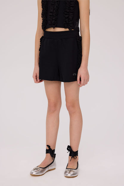 Girl Black Shorts