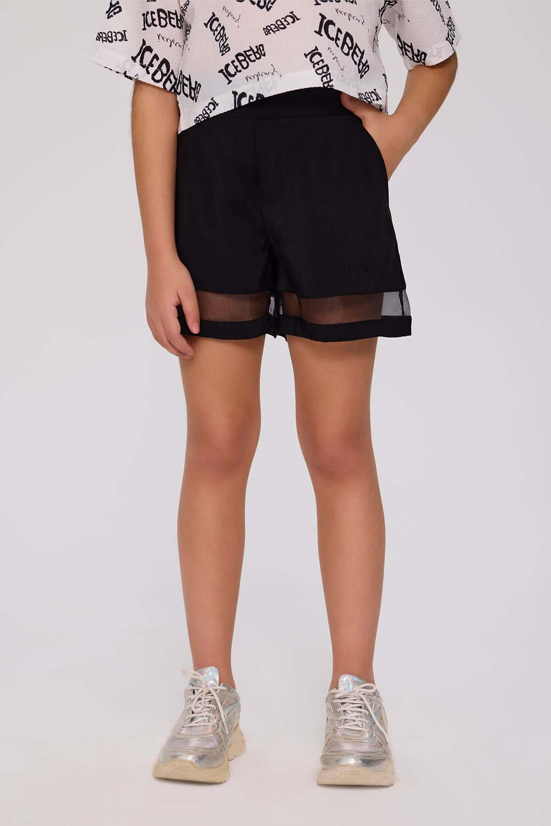 Girl Black Shorts