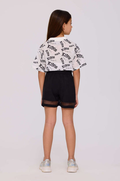 Girl Black Shorts