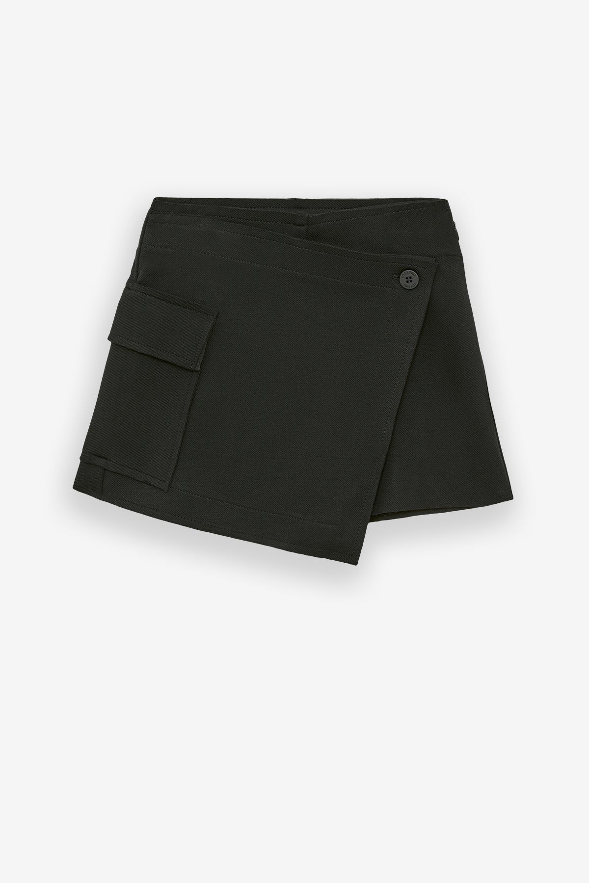 Girl Black Shorts Skirt