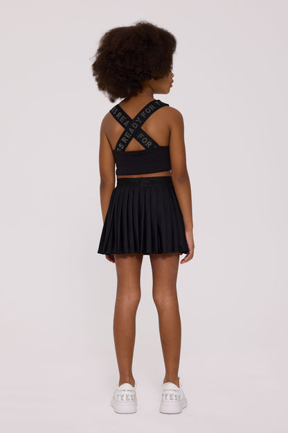 Girl Black Skirt