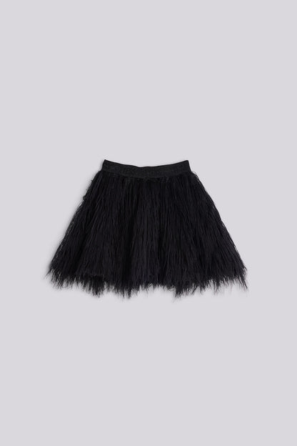 Girl Black Skirt