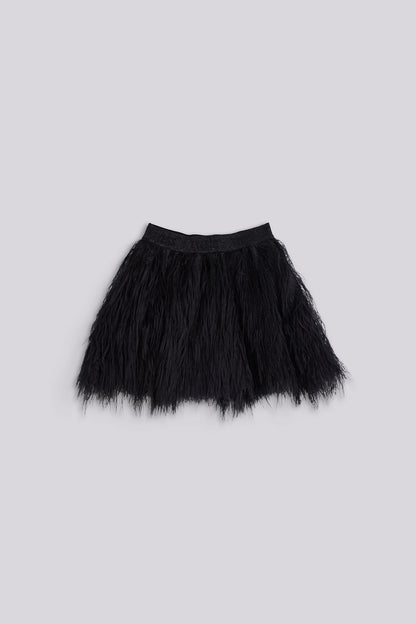 Girl Black Skirt