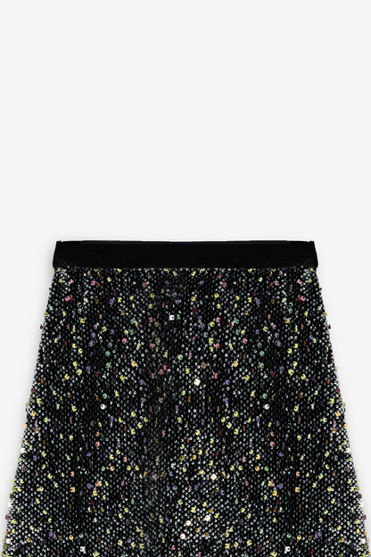 Girl Black Skirt