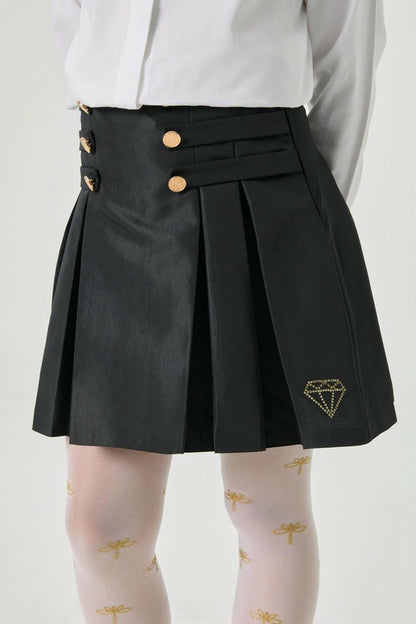Girl Black Skirt