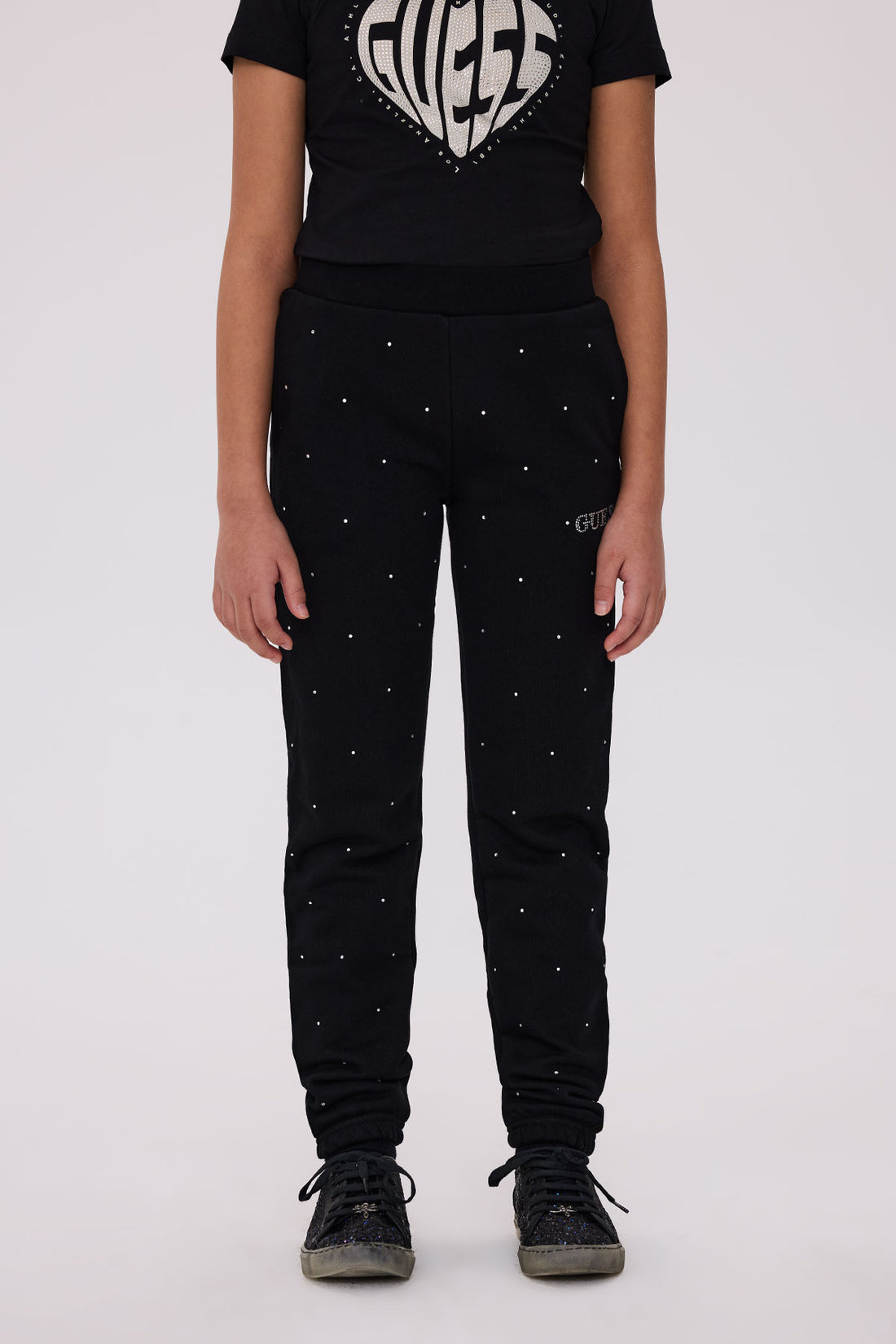 Girl Black Tracksuit Bottom