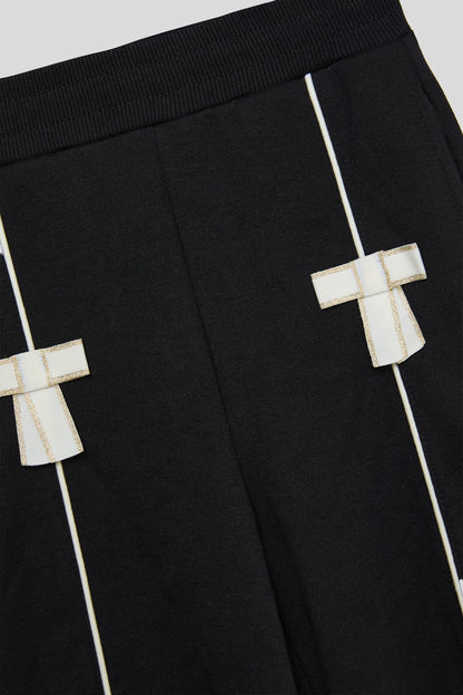 Girl Black Tracksuit Bottom