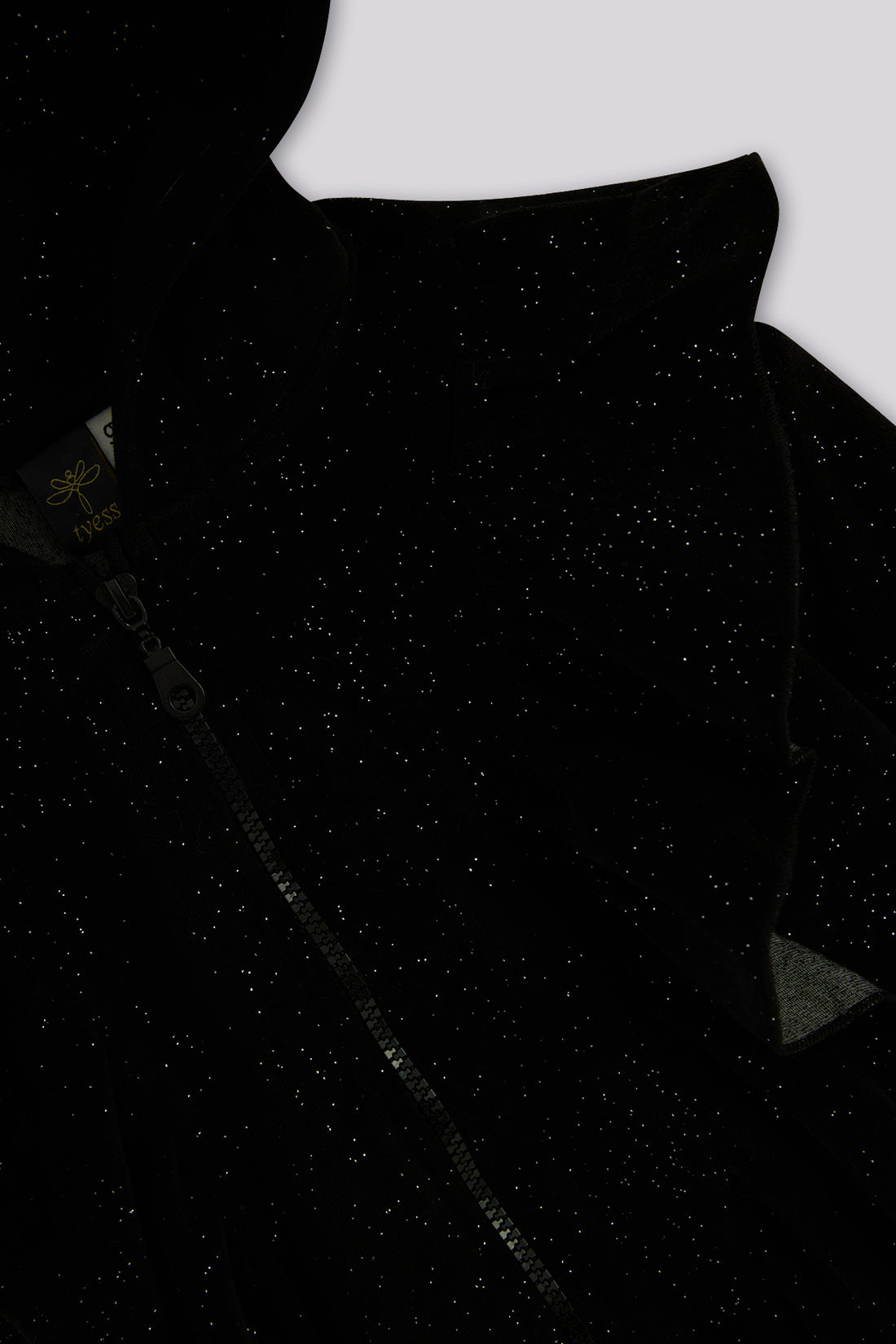 Girl Black Tracksuit Top