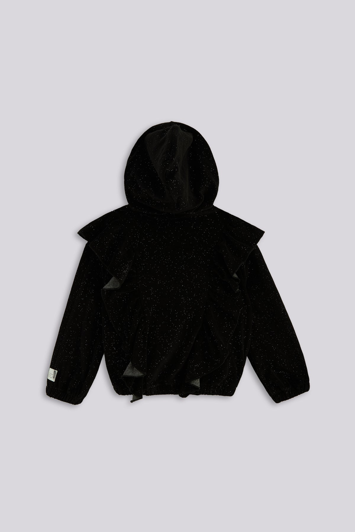 Girl Black Tracksuit Top