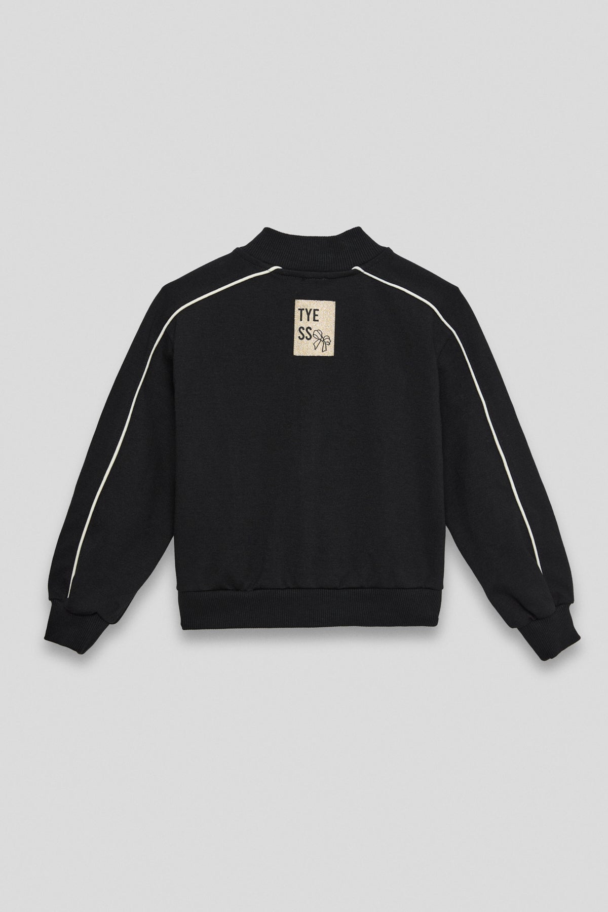 Girl Black Tracksuit Top