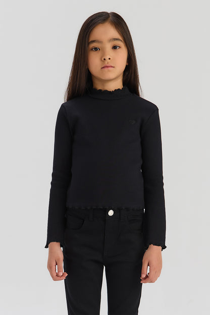 Girl Black Tshirt