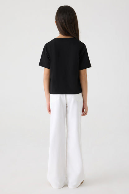 Girl Black Tshirt