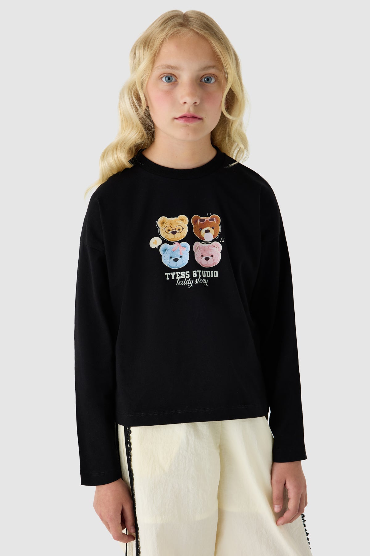 Girl Black Tshirt