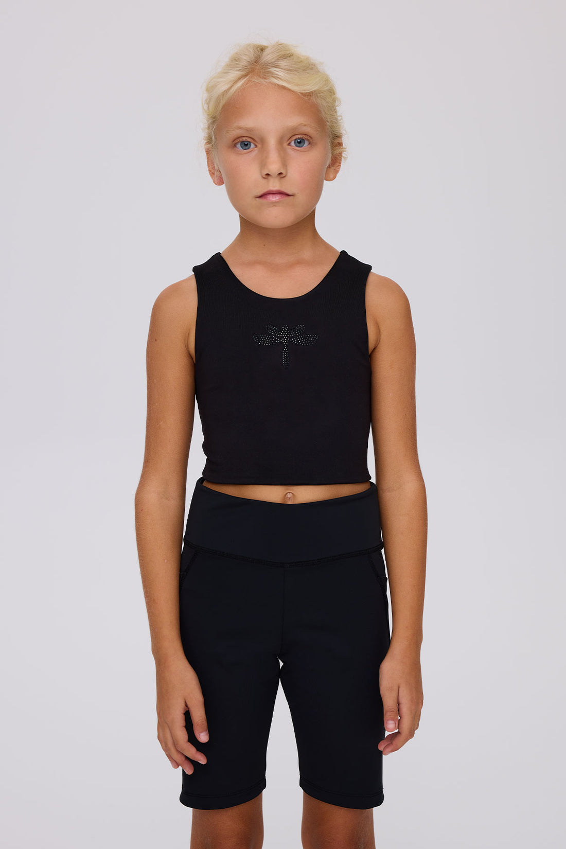Girl Black Undershirt
