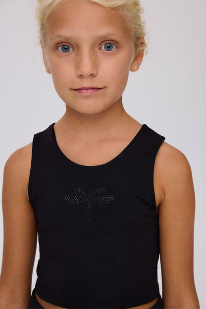 Girl Black Undershirt