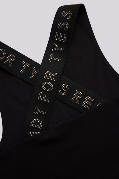 Girl Black Undershirt