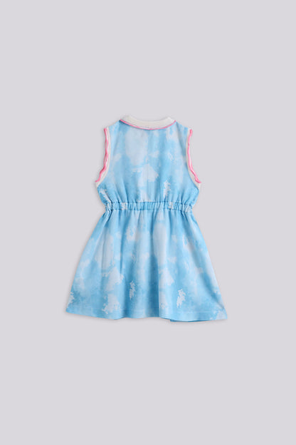 Girl Blue Dress