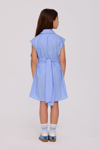 Girl Blue Dress