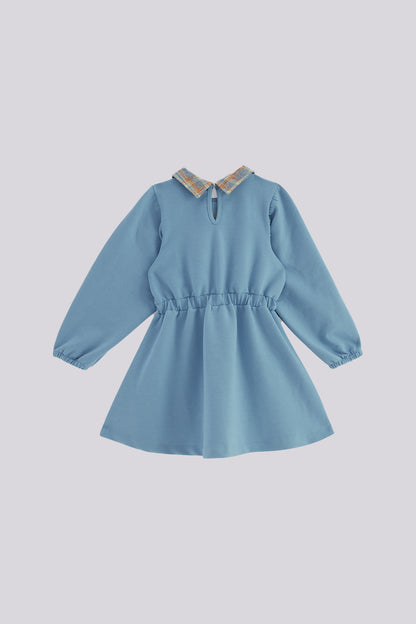 Girl Blue Dress