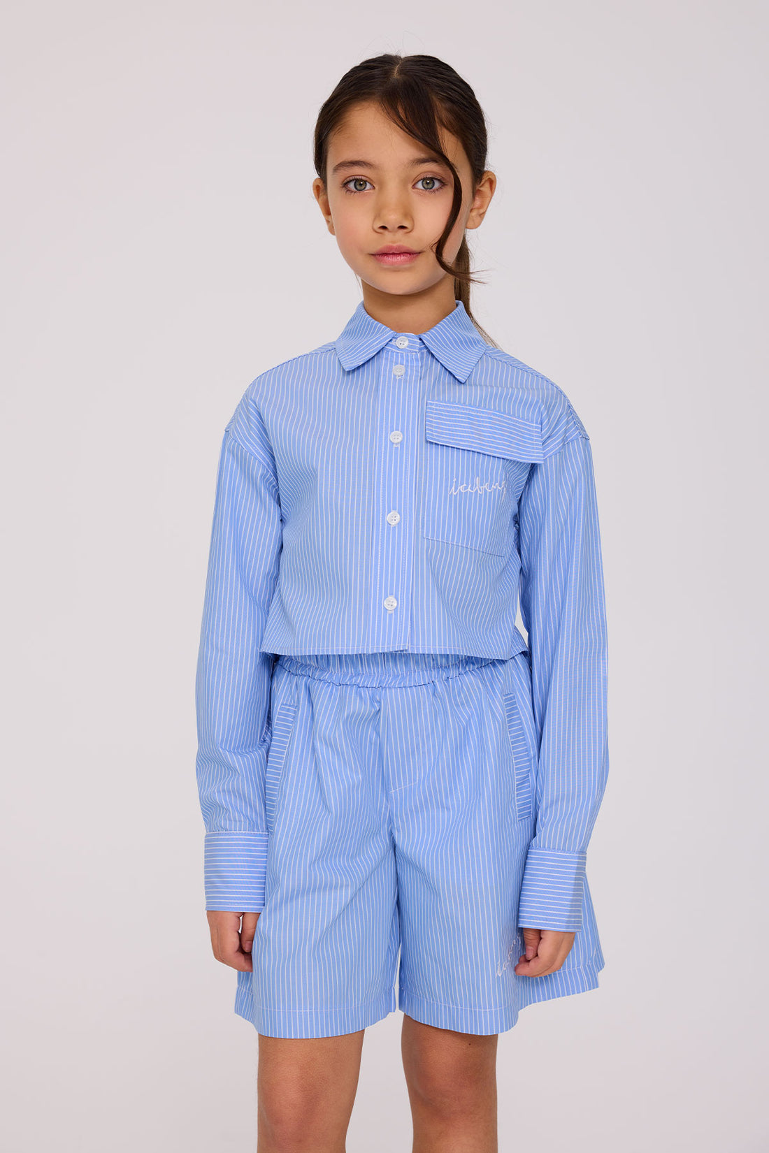 Girl Blue Shirt